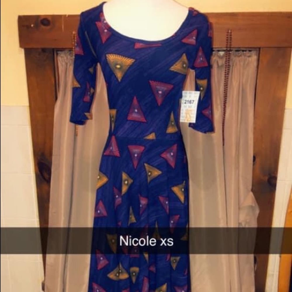 New XS fit and flare dress